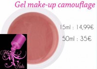 Gel de construction MAKE UP - camouflage rose (50ml)