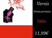 Vernis gel : Salsa - rouge (15ml)