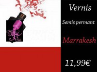 Vernis gel : Marrakesh - rouge (15ml)