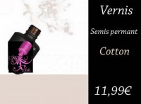 Vernis Gel : Cotton (blanc) 15ml