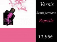 Vernis Gel : Popscile - Rose (15ml)