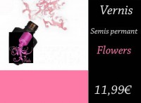 Vernis Gel : Flowers - Rose (15ml)