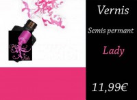 Vernis Gel : Lady (15ml)