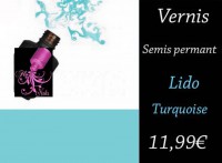 Vernis Gel : Lido Turquoise (15ml)