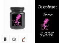 Dissolvant éponge