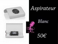 Aspirateur de table - Grand blanc avec sac