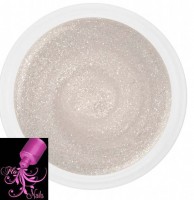 Gel pailletté : Blanc (5ml)