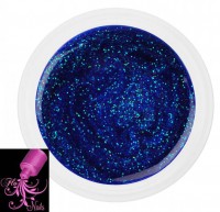 Gel pailletté : Bleu pacific (5ml)