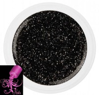 Gel pailletté : Noir (5ml)