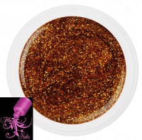 Gel pailletté : Or Rouge (5ml)