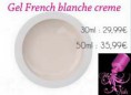 Gel French creme blanc (50ml)