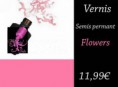 Vernis Gel : Flowers - Rose (15ml)