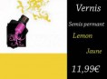 Vernis Gel : Lemon (15ml)