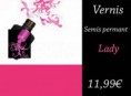 Vernis Gel : Lady (15ml)