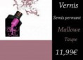 Vernis Gel : Mallow (taupe)