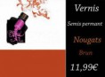 Vernis Gel : Nougat (15ml)