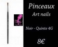 Art nails noir : Quinte 4G